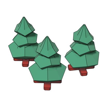3D-printed Christmas tree