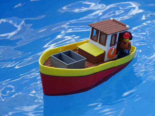 3D-printed Small fishing boat