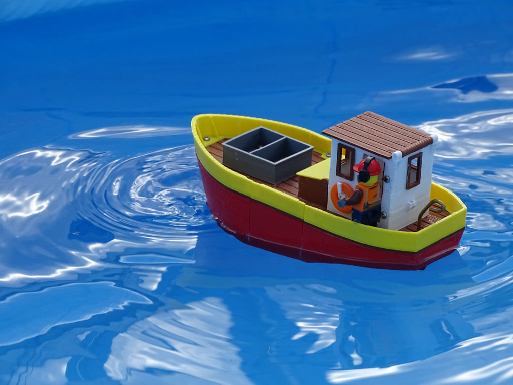 Small fishing boat to 3D-print