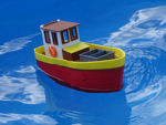 3D-printed Small fishing boat