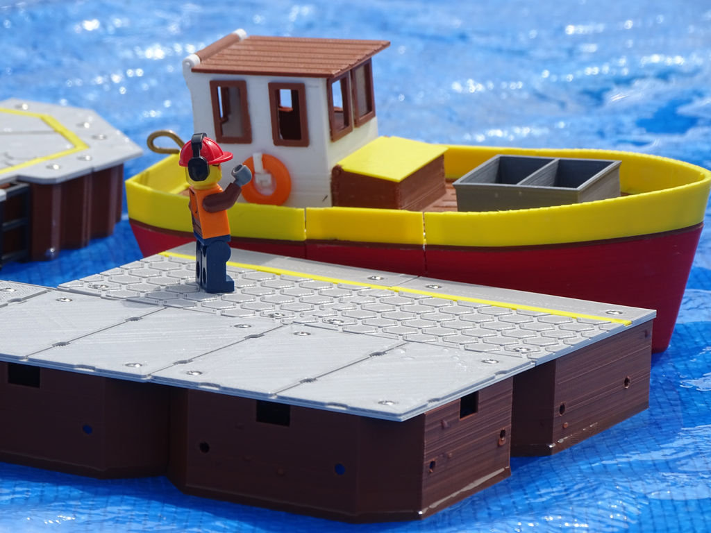 Small fishing boat to 3D-print