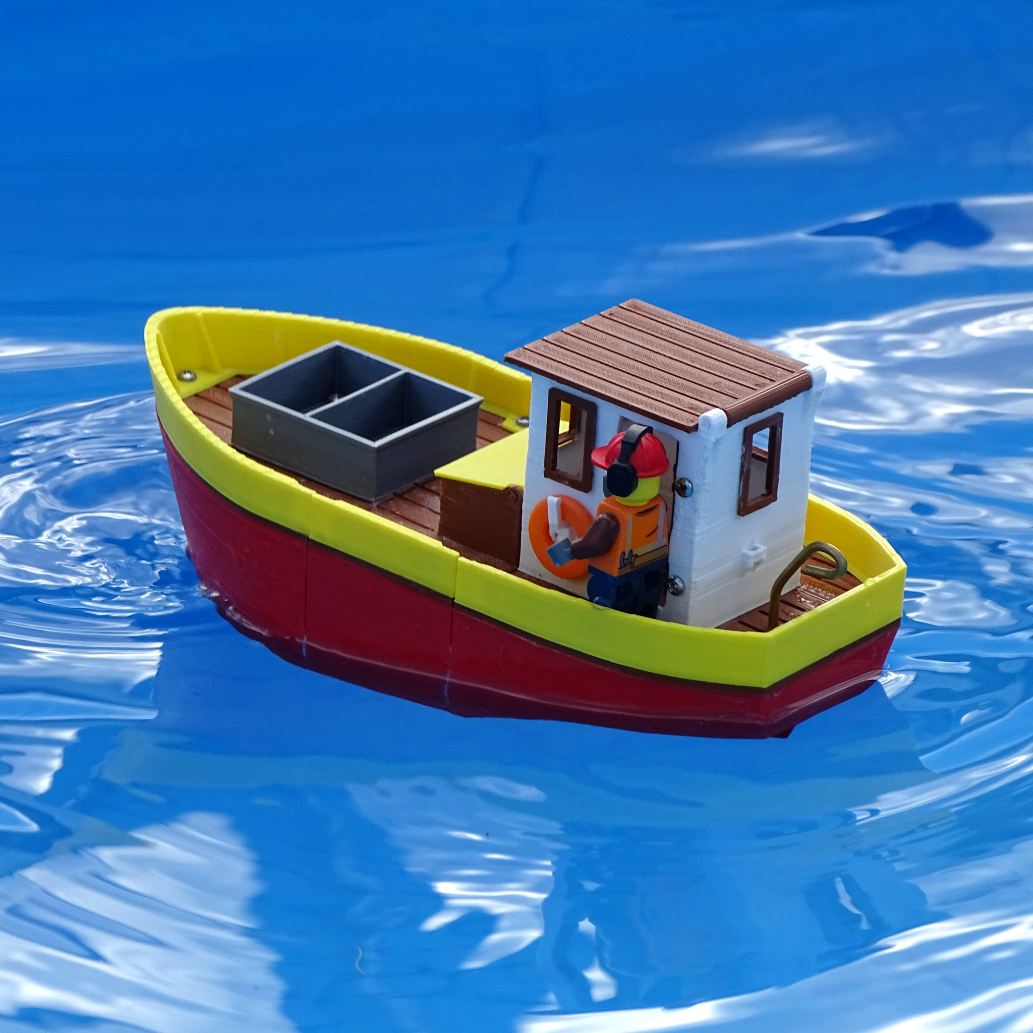 Small fishing boat to 3D-print
