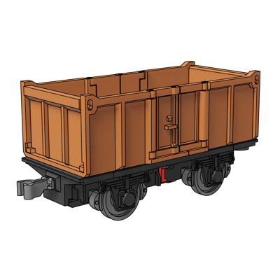 3D-printed Coal wagon