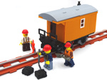 3D-printed Rail crew car