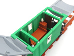 3D-printed Rail crew car