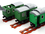 3D-printed Railway baggage car