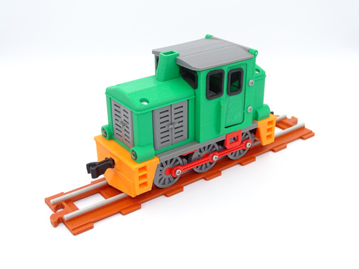 3D-printed Shunting locomotive