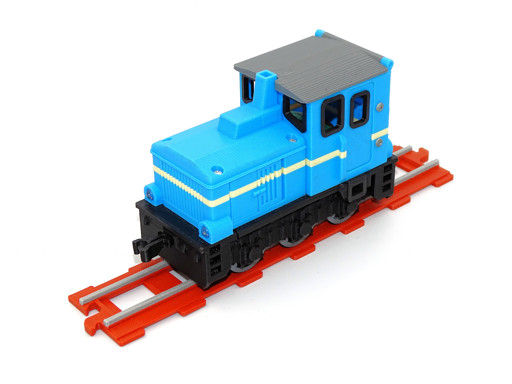 3D-printed Small diesel locomotive