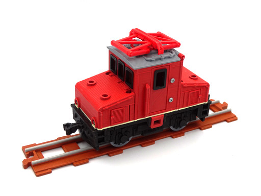 3D-printed Small electric loco