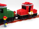 3D-printed Small electric loco